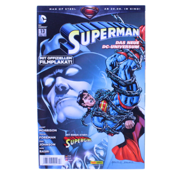 Superman 13 New 52 Panini Comic 2013 mit Poster | Hoppla-Stuff